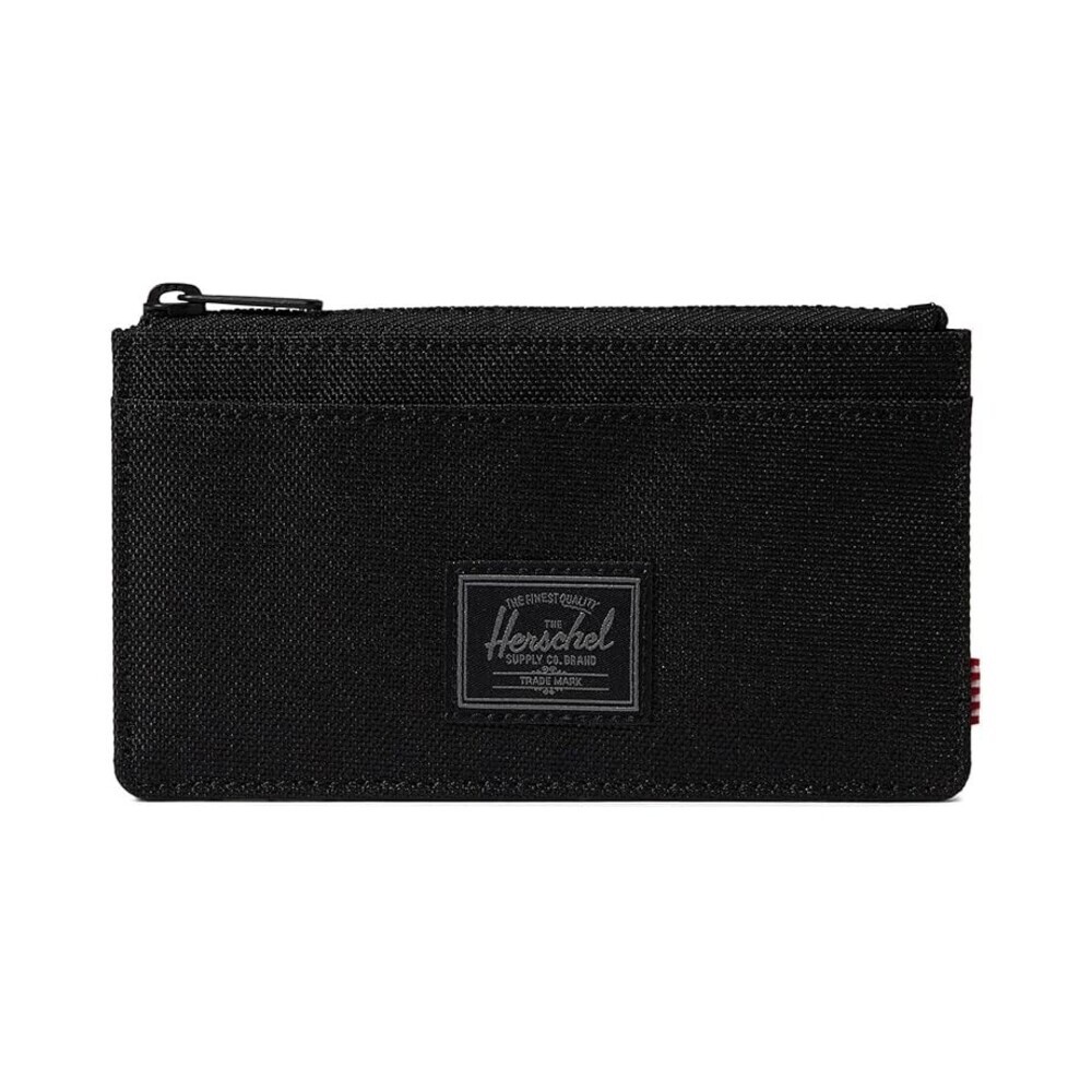 Herschel Supply Co. Oscar Wallet Unisex Black Zipper Cardholder Handbag ERK1975